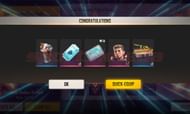 Luqueta Character, Time Travellers Weapon Loot Crate, 3x Diamond Royale Voucher, and Double EXP Card